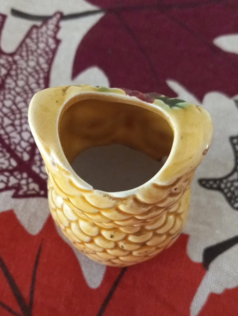 Vintage Atlantic City Ceramic Owl Souvenir Figurine Japan
